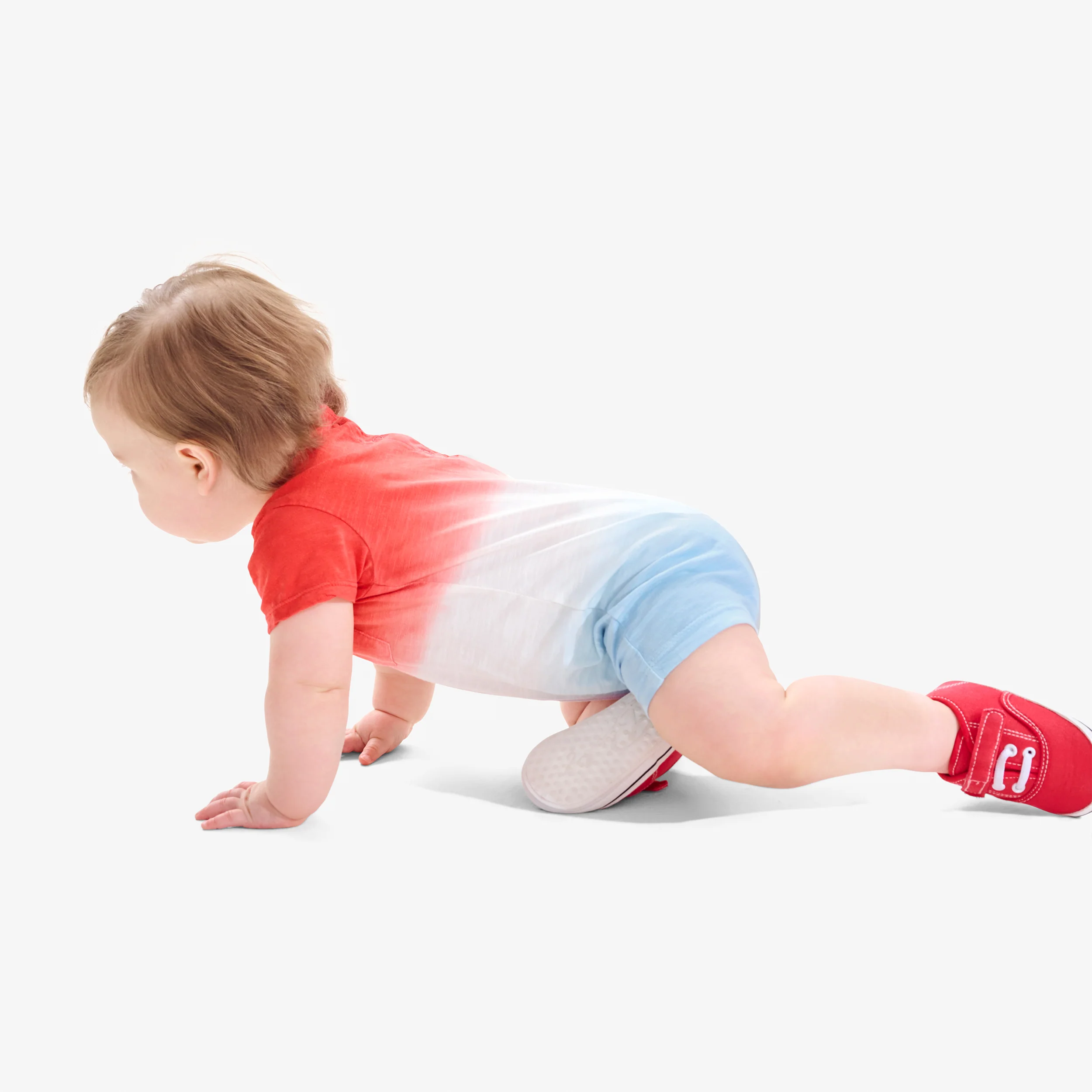 Clearance baby pocket shortie in dip-dye - Image 12