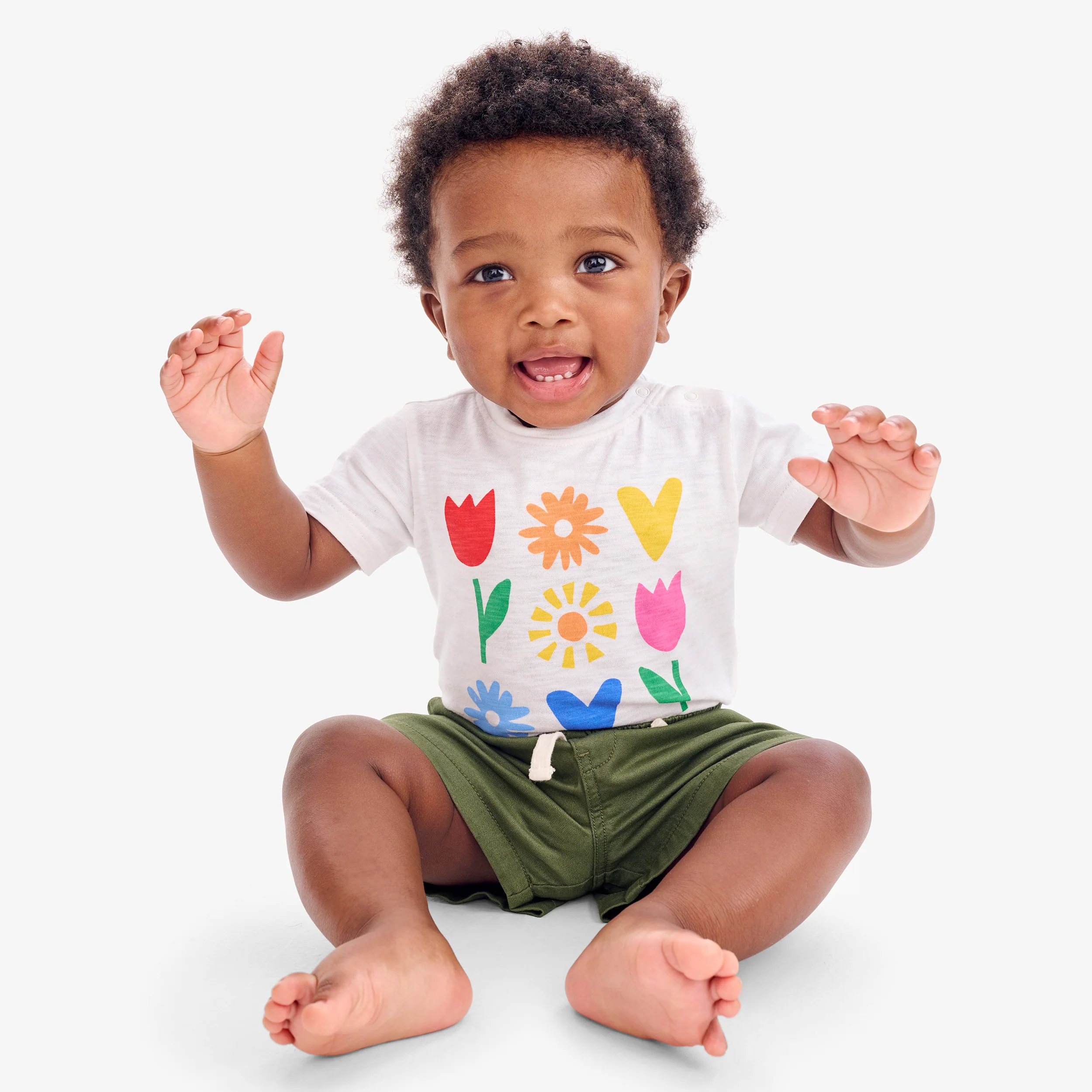 Baby stretch chino drawstring short - Image 5