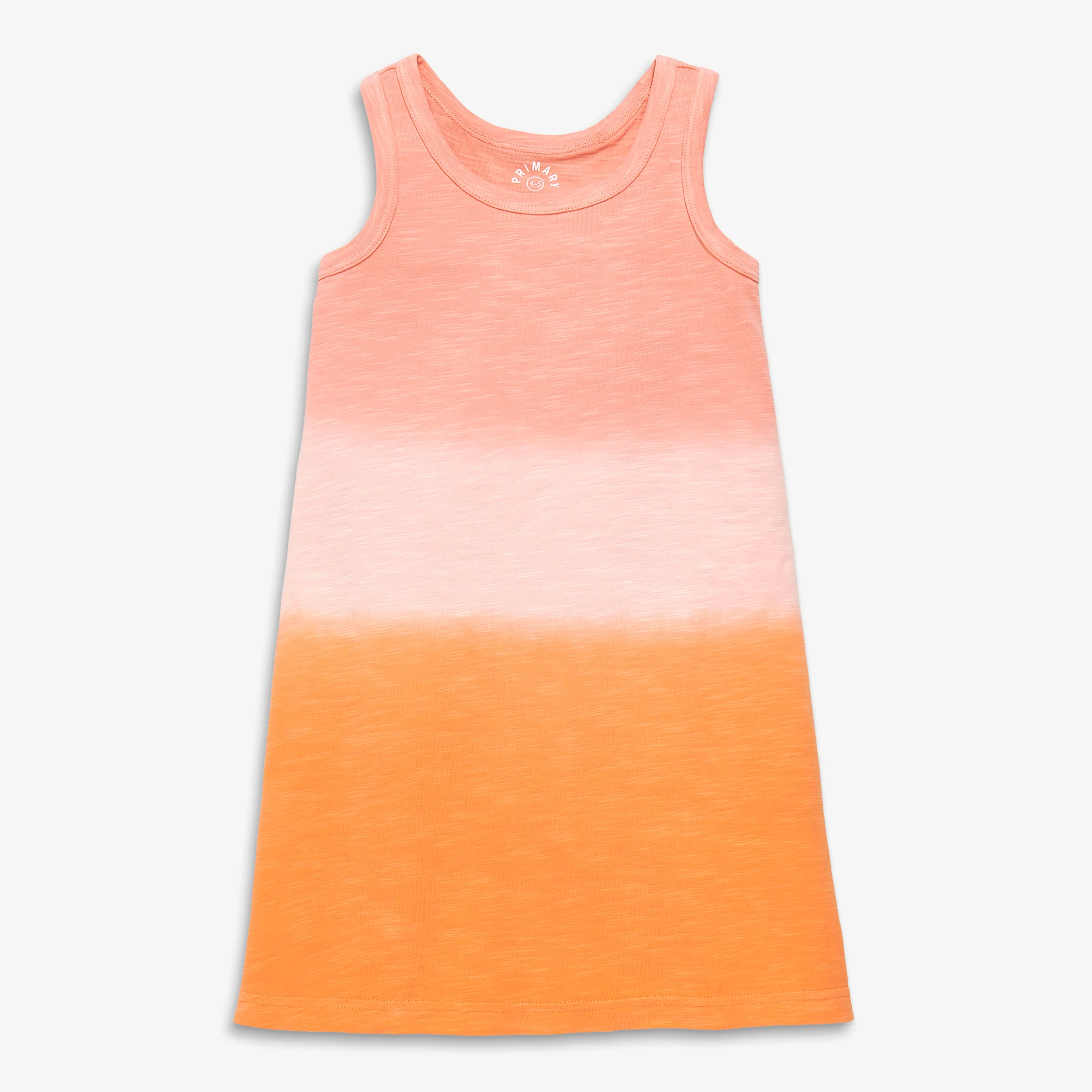 Clearance kids tank dress in dip-dye - Image 4