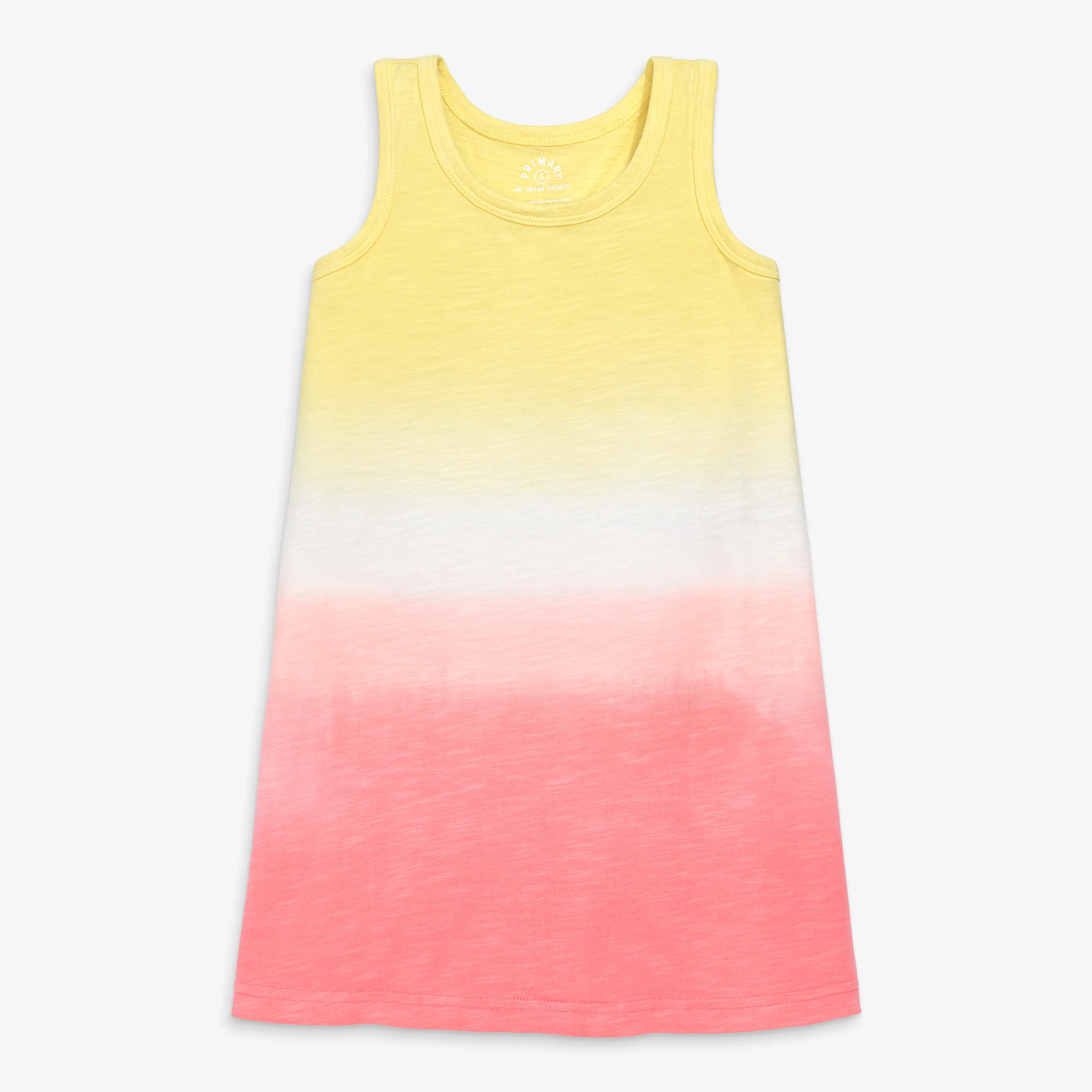 Clearance kids tank dress in dip-dye - Image 6