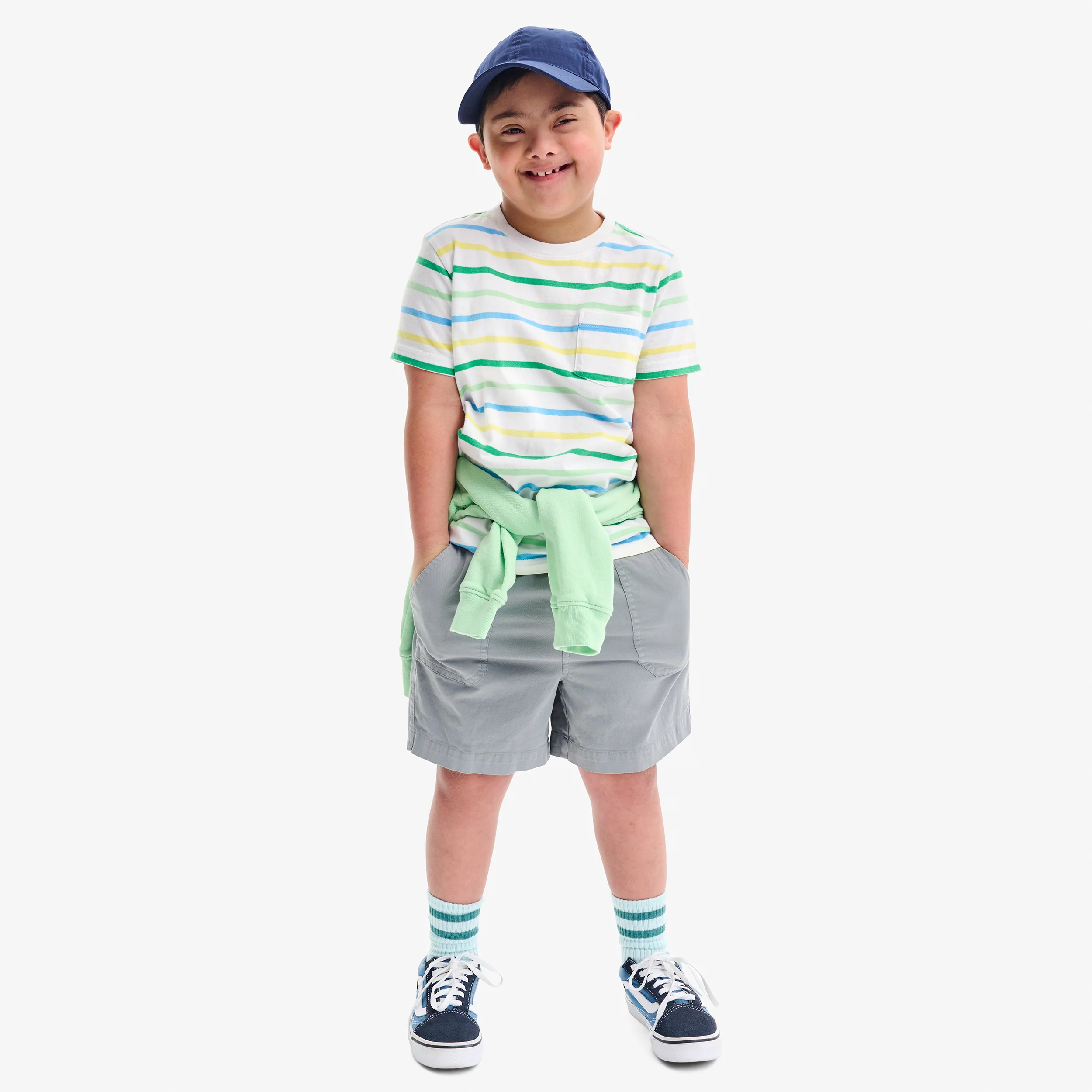Clearance kids garment dyed stretch chino short - Image 7