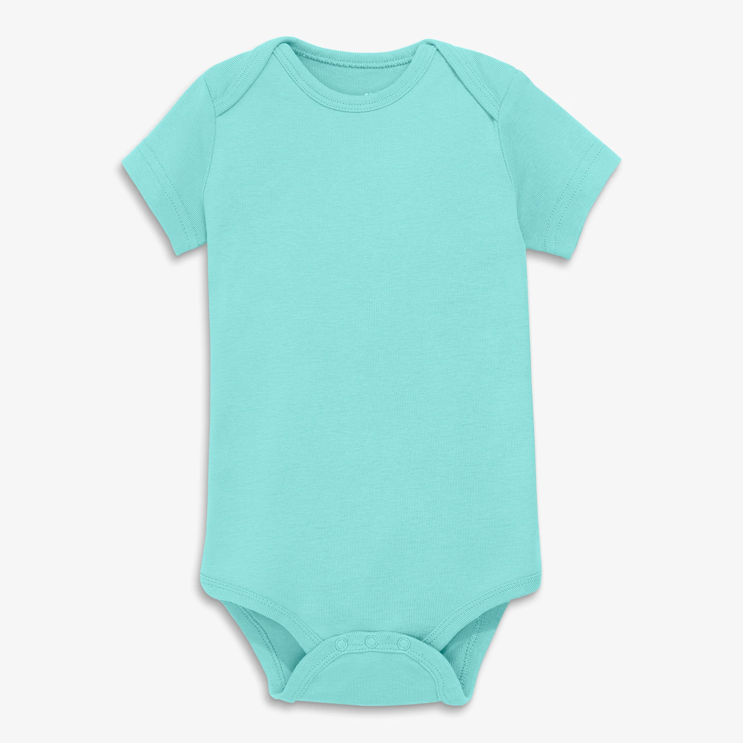 Clearance organic short sleeve babysuit in seasonal colors - Image 4