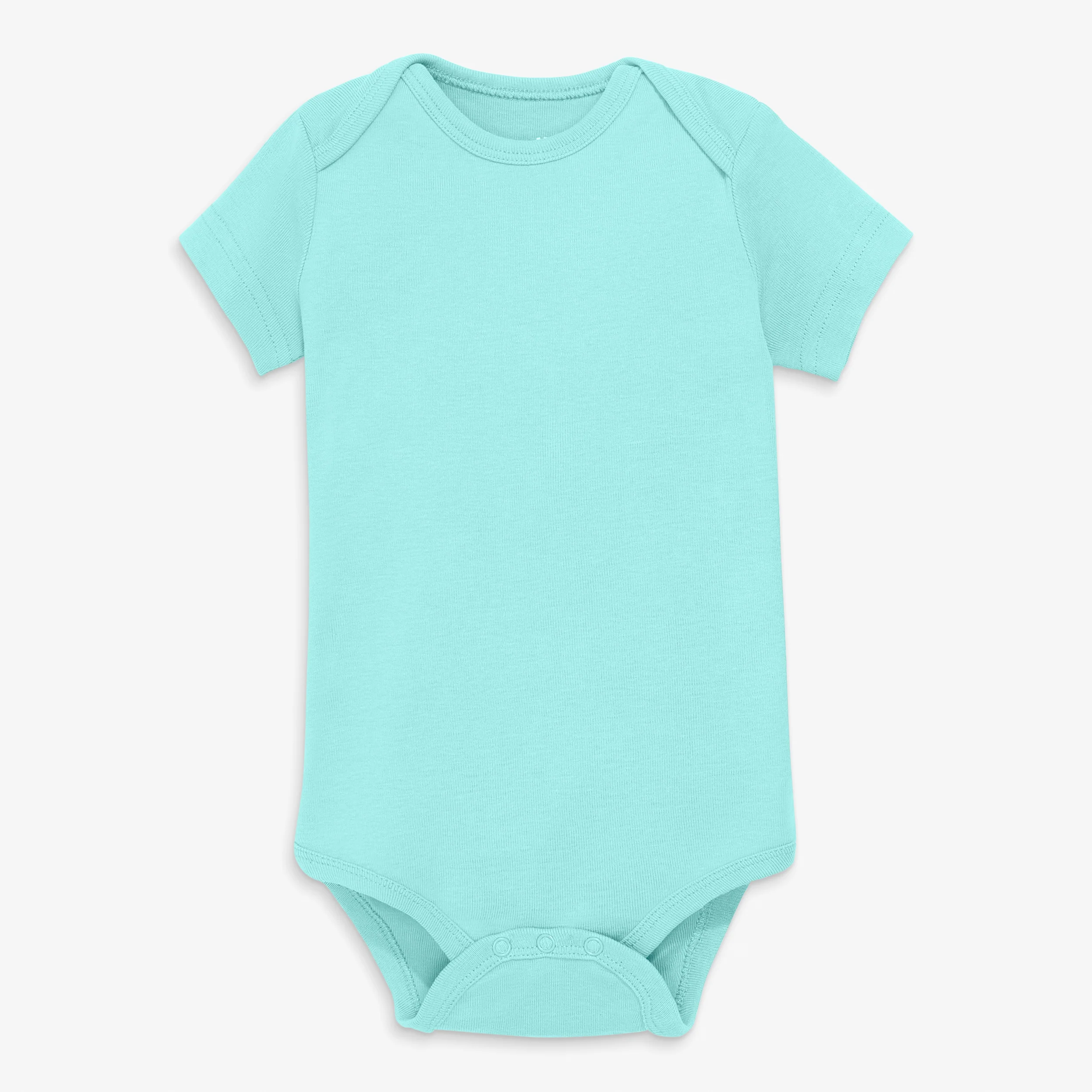 Clearance organic short sleeve babysuit in seasonal colors - Image 5