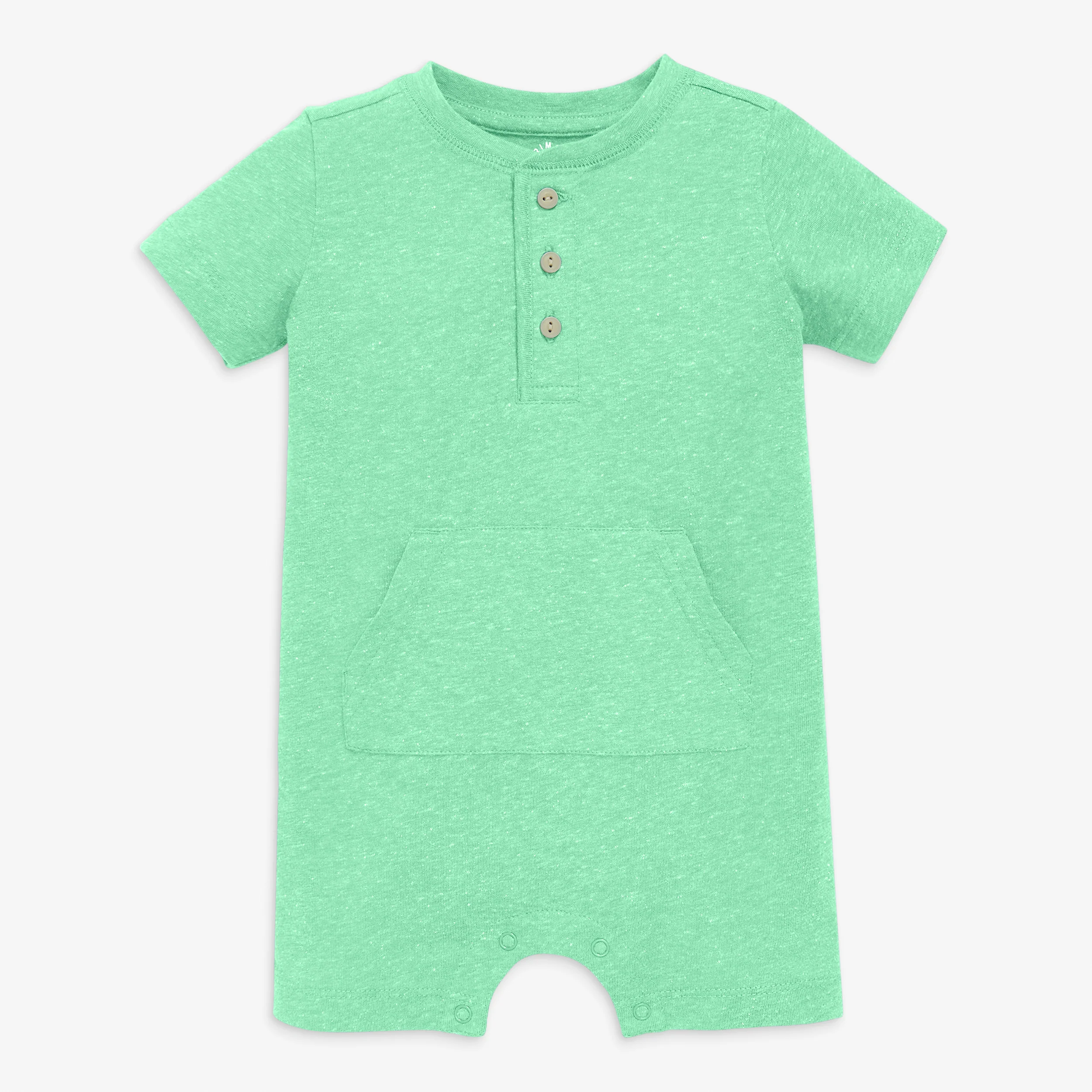 Baby heathered henley shortie - Image 11