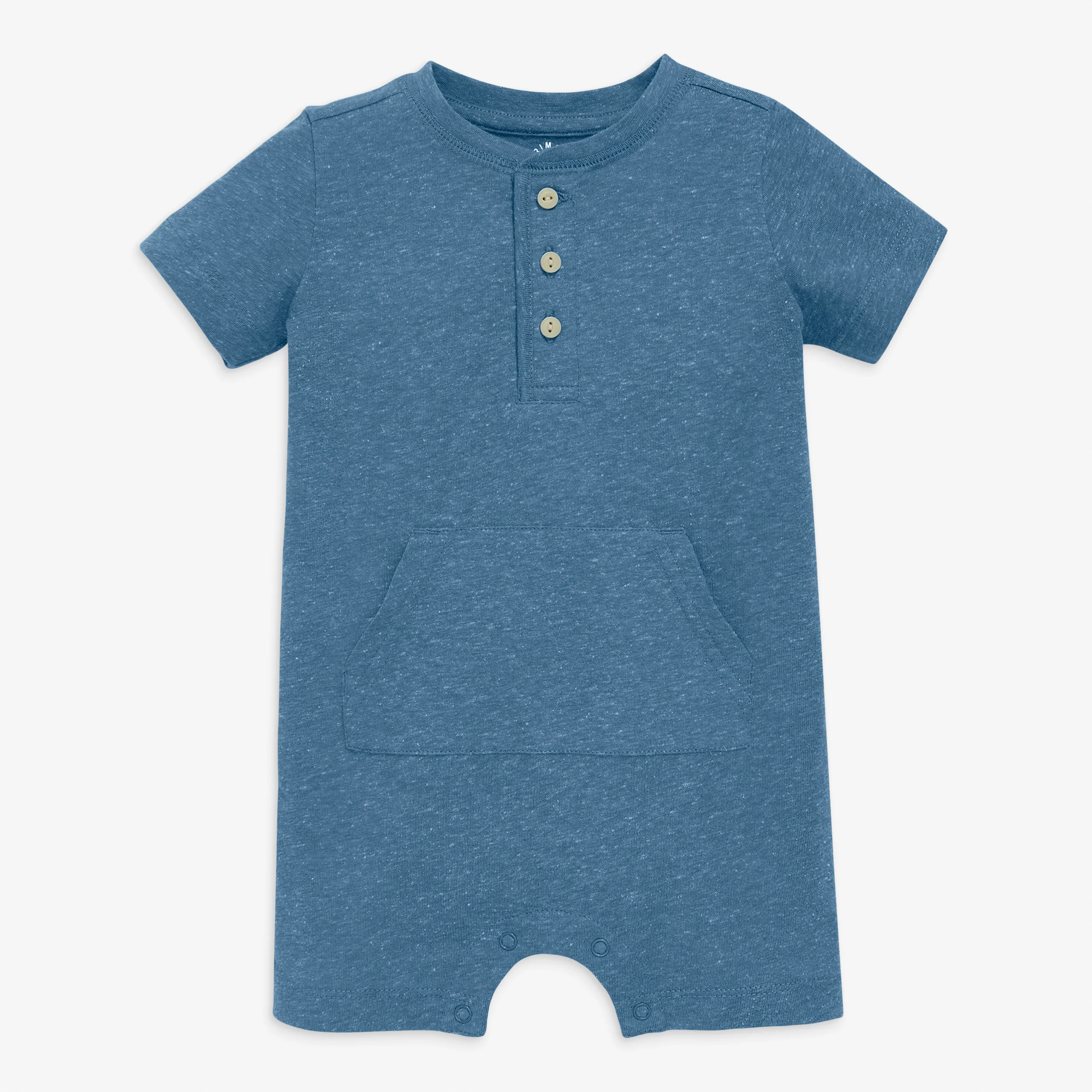 Baby heathered henley shortie - Image 12