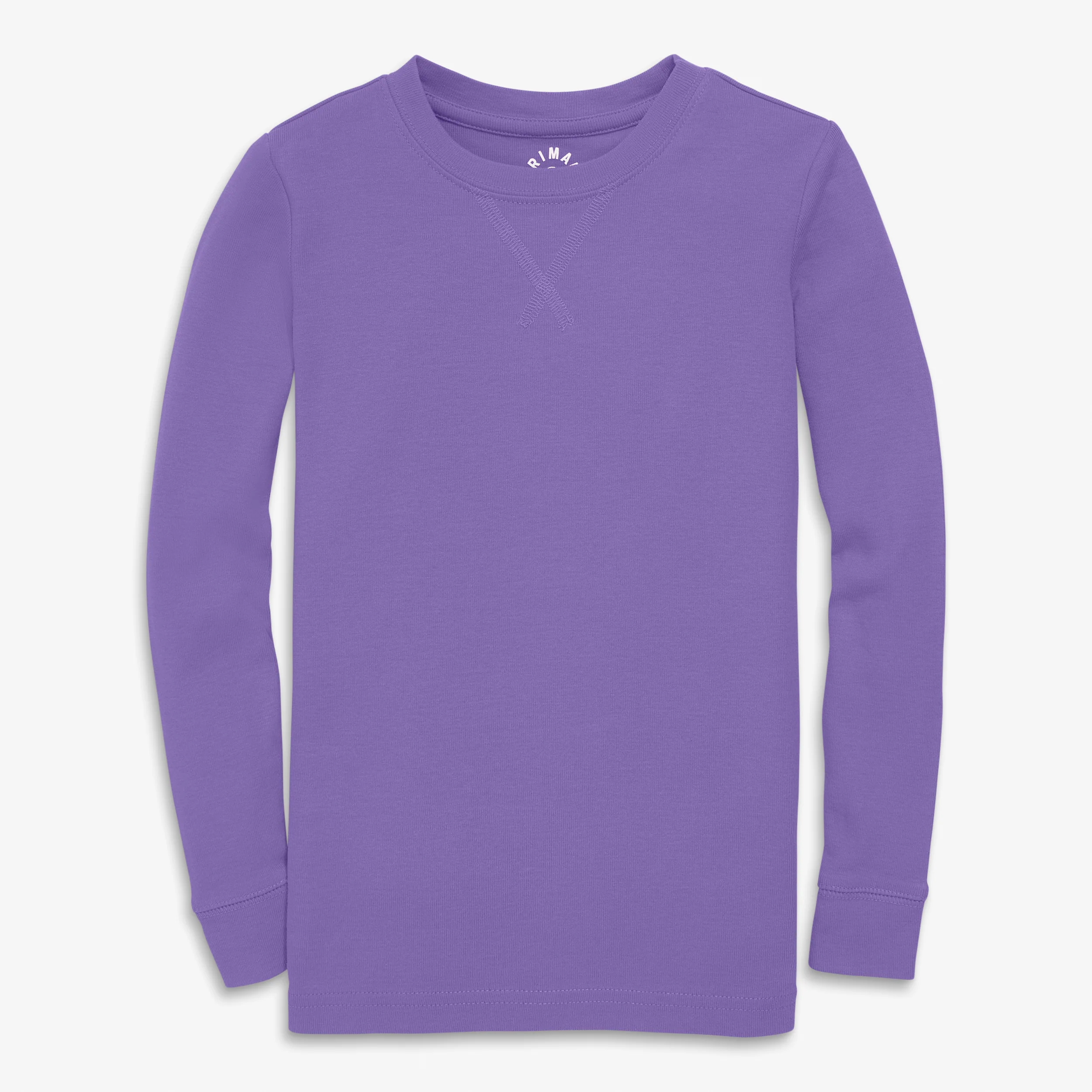 Clearance kids organic long sleeve pj top in seasonal colors - Image 11