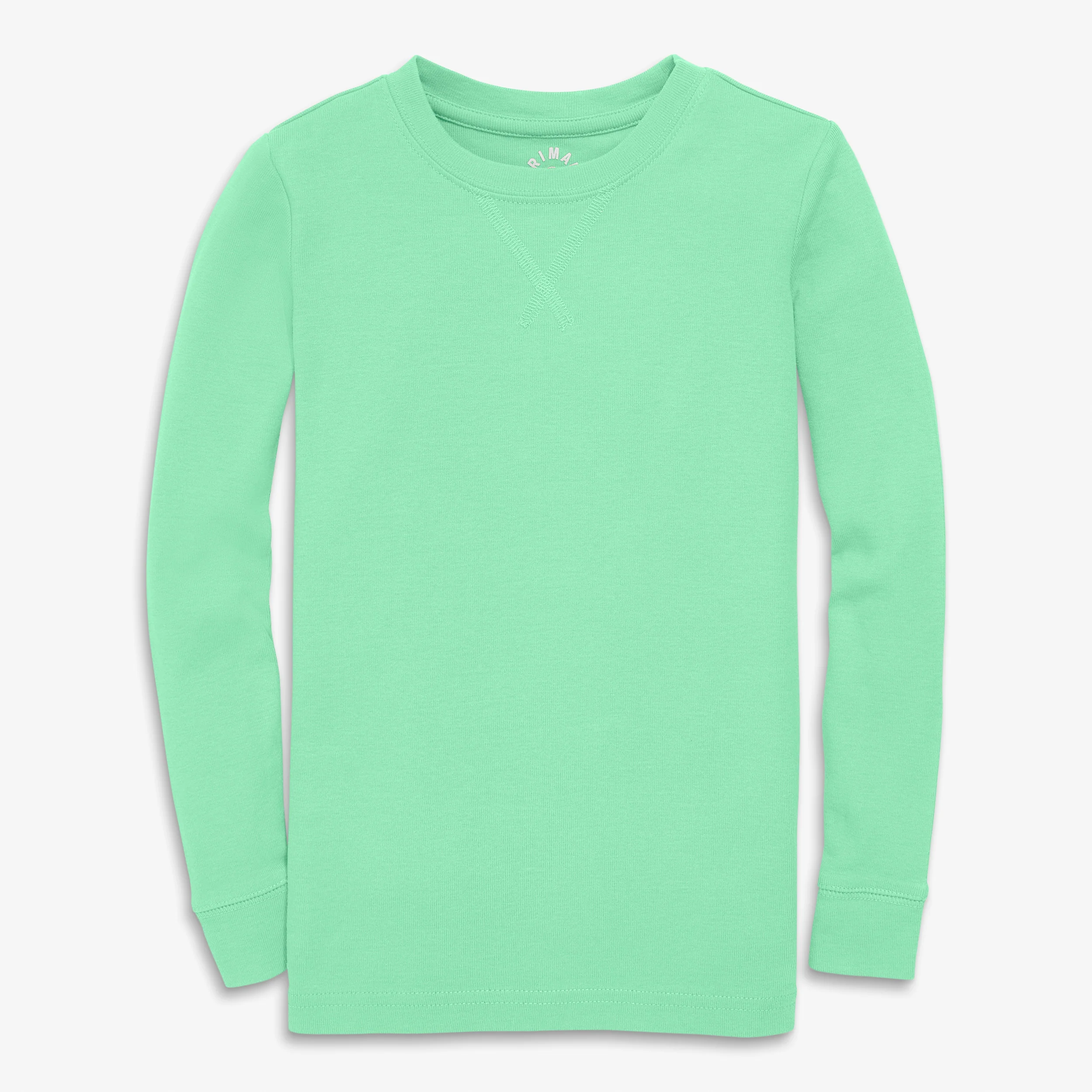 Clearance kids organic long sleeve pj top in seasonal colors - Image 13