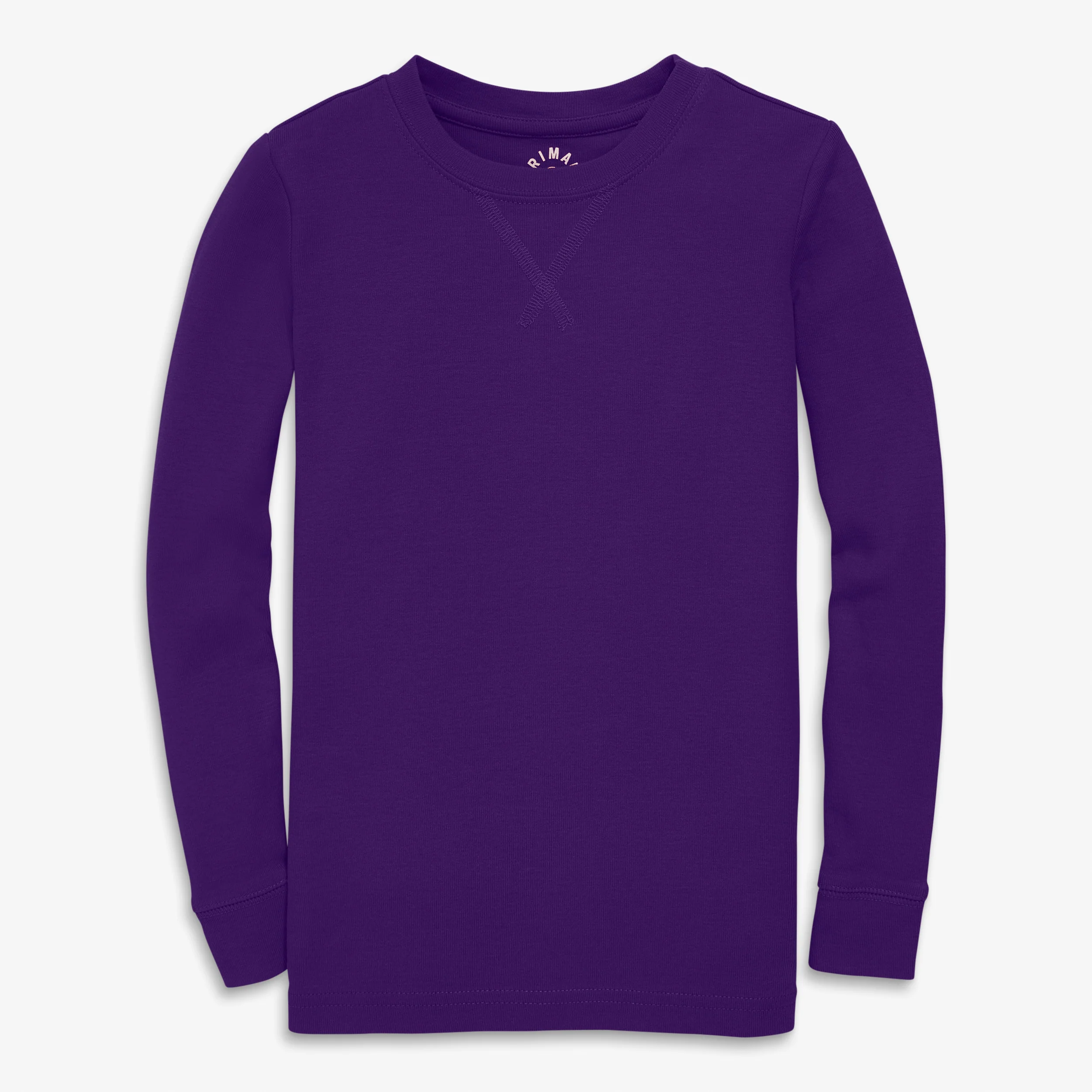 Clearance kids organic long sleeve pj top in seasonal colors - Image 5