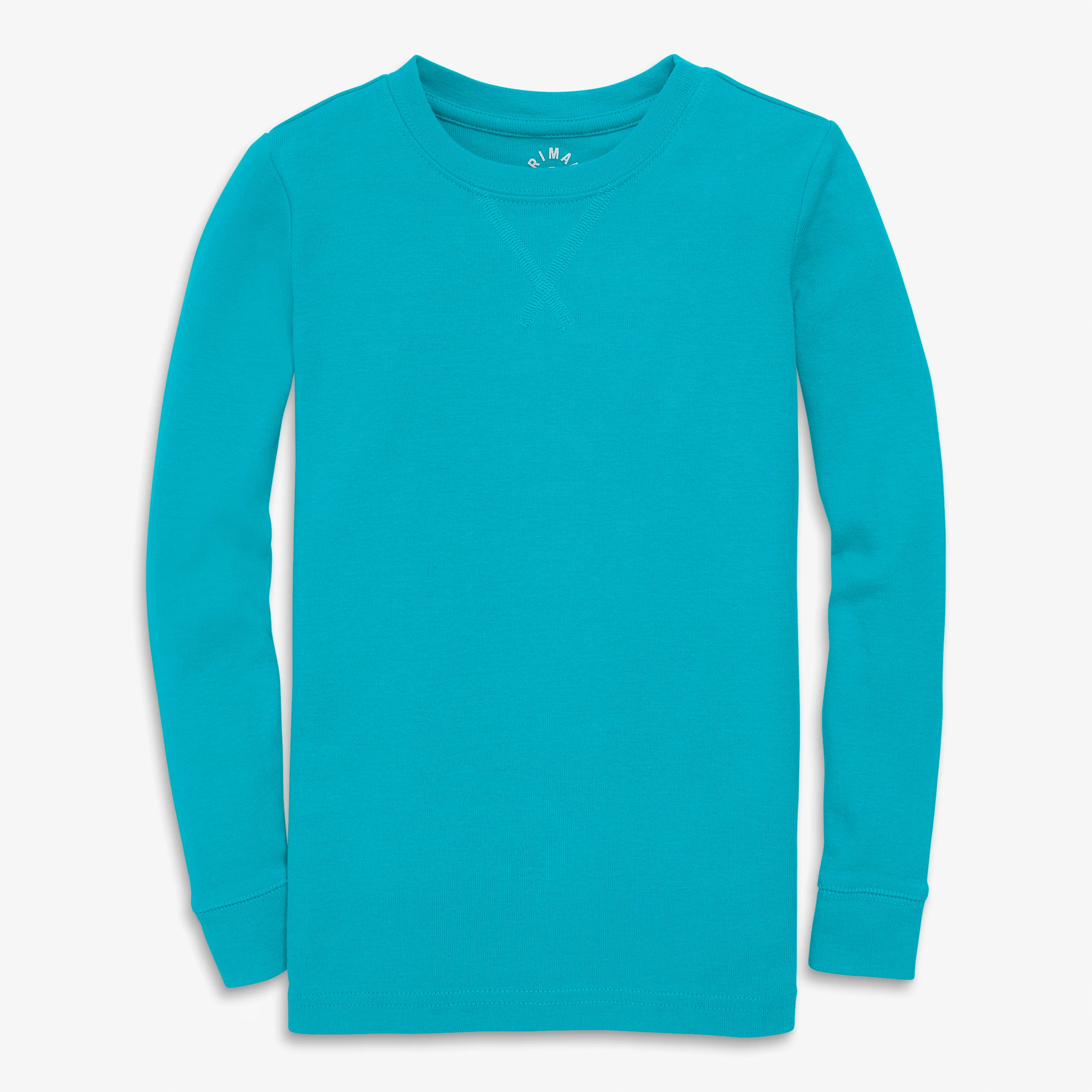 Clearance kids organic long sleeve pj top in seasonal colors - Image 6