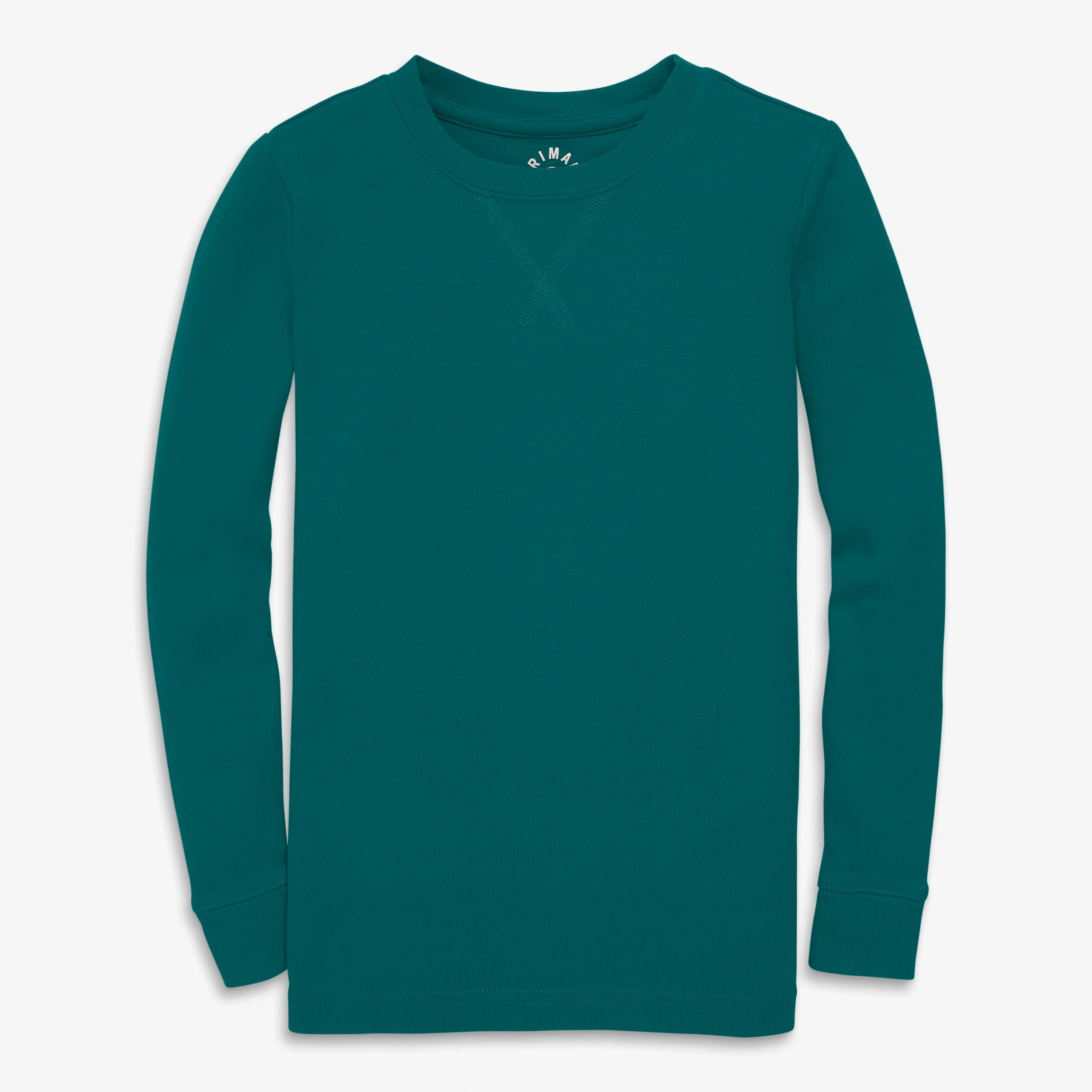 Clearance kids organic long sleeve pj top in seasonal colors - Image 7