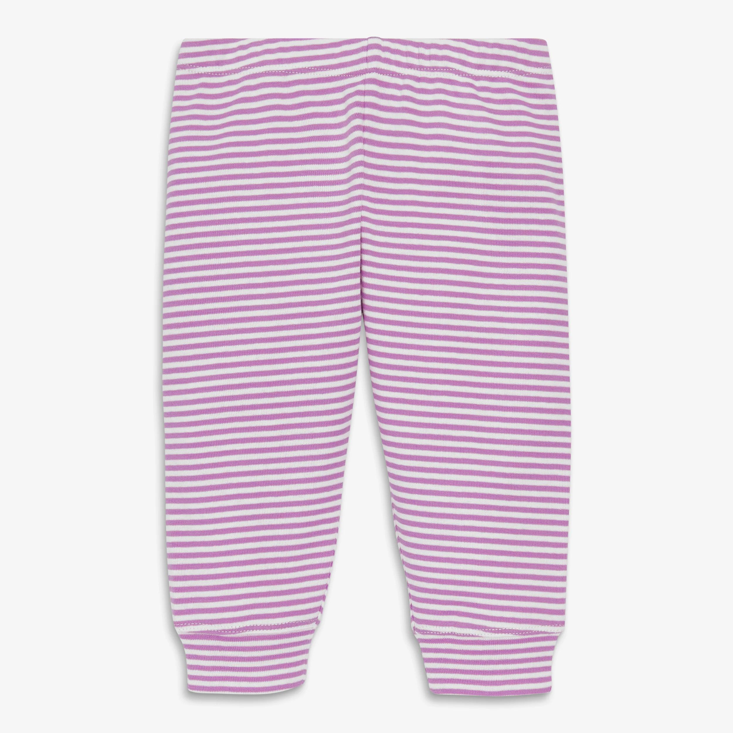 Clearance baby organic pant in mini stripe - Image 6