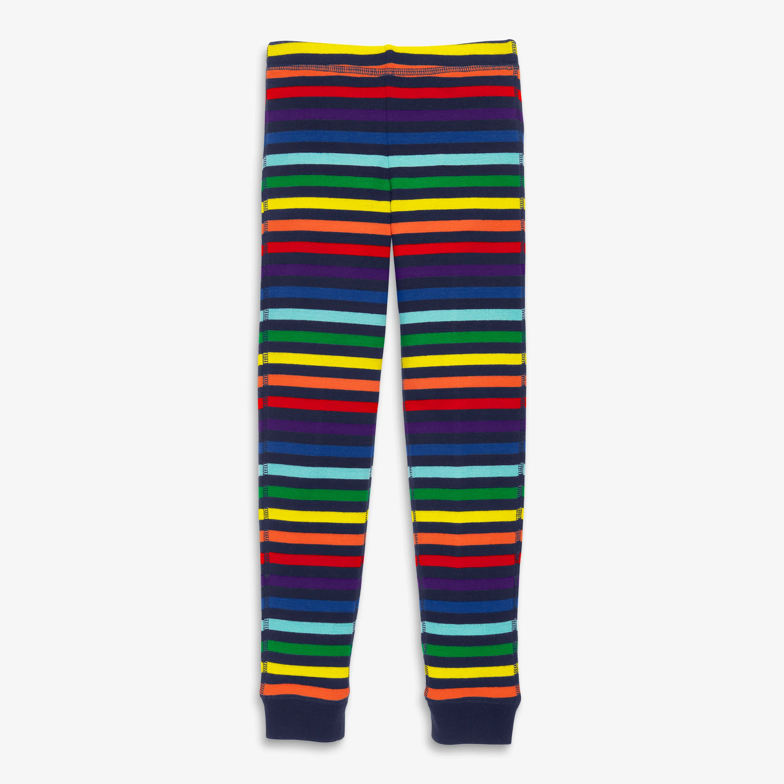 Clearance kids organic pj pant in rainbow - Image 3