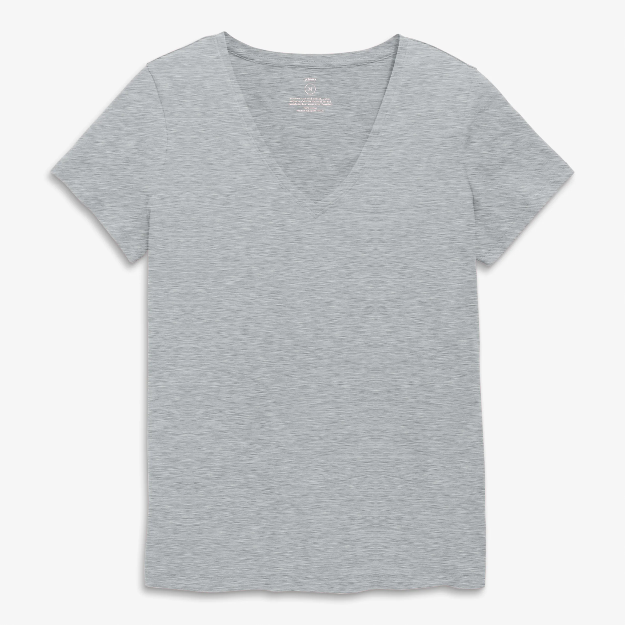 Clearance adult slub v-neck tee (women's fit) - Image 4